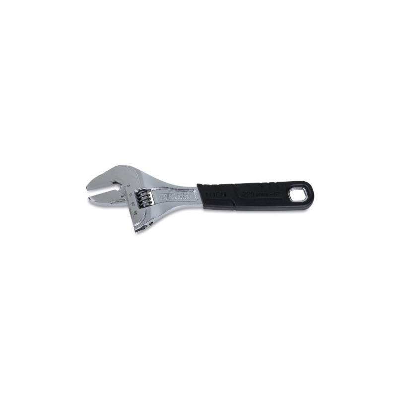 111CM 170 ​Llave inglesa corta con mayor apertura, rotación de ajuste a la derecha, cromada