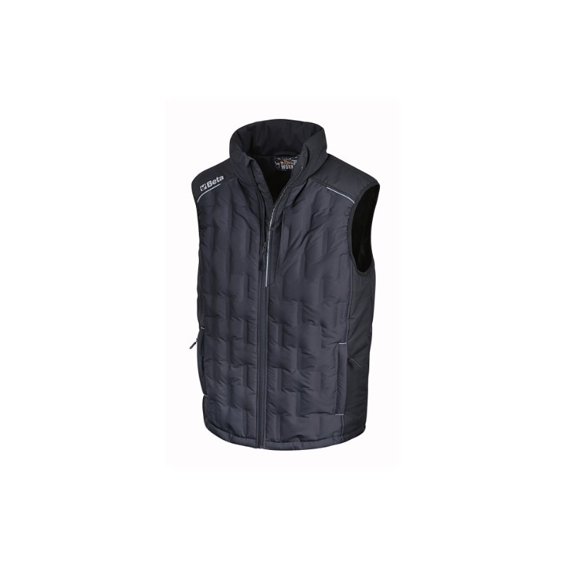 7579QN M Chaleco de trabajo en doble material