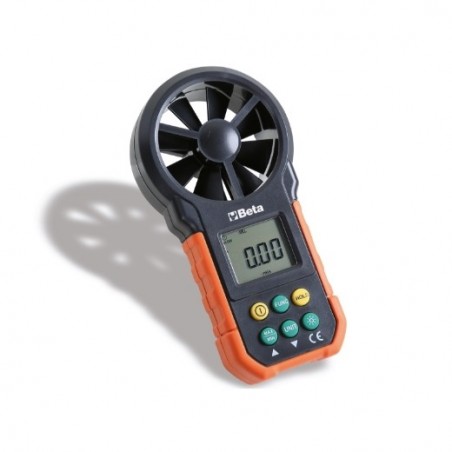 1760WM Anemómetro digital con sensor de ventilación con caucho exterior antideslizante y a prueba de golpes