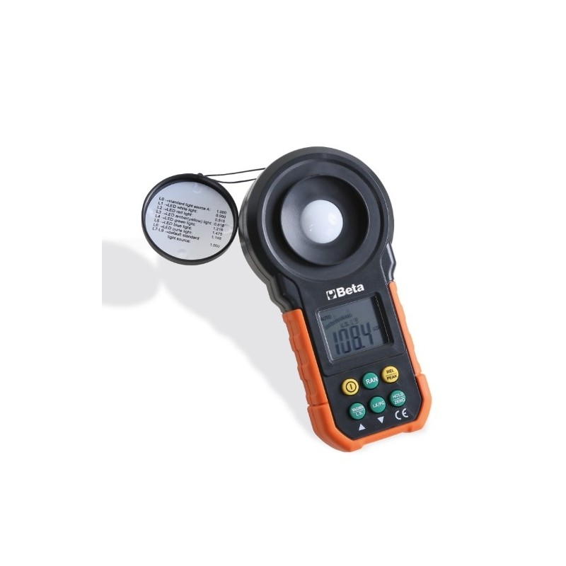 1760LX Luxómetro digital portátil con caucho exterior antideslizante y a prueba de golpes