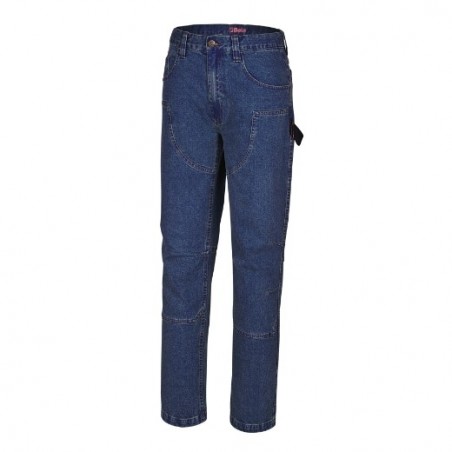 7527 L Pantalón vaquero de trabajo de tejido elástico