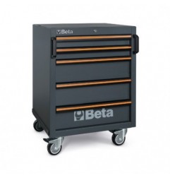 C45PRO C5 Cajonera móvil con 5 cajones para mobiliario para taller C45PRO