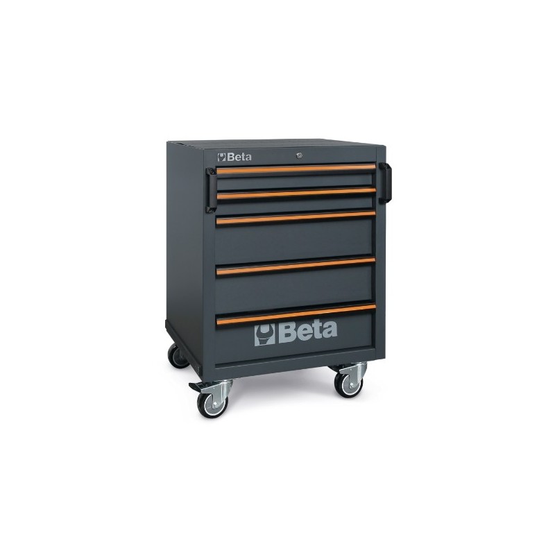 C45PRO C5 Cajonera móvil con 5 cajones para mobiliario para taller C45PRO