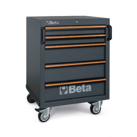 C45PRO C5 Cajonera móvil con 5 cajones para mobiliario para taller C45PRO