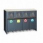 C45PRO RD/W Módulo fijo para separación de residuos para mobiliario para taller C45PRO