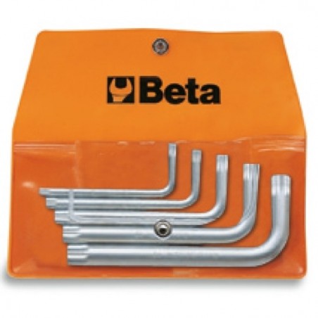 98XZN/B5 Juego de 5 llaves acodadas para tornillos XZN&reg,, en sobre