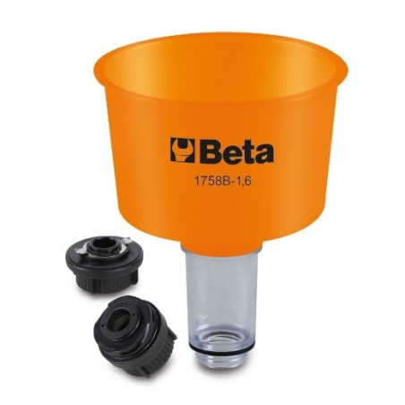 1758B-1,6 Embudo antirretorno de 1.600 ml con acoplamientos rápidos