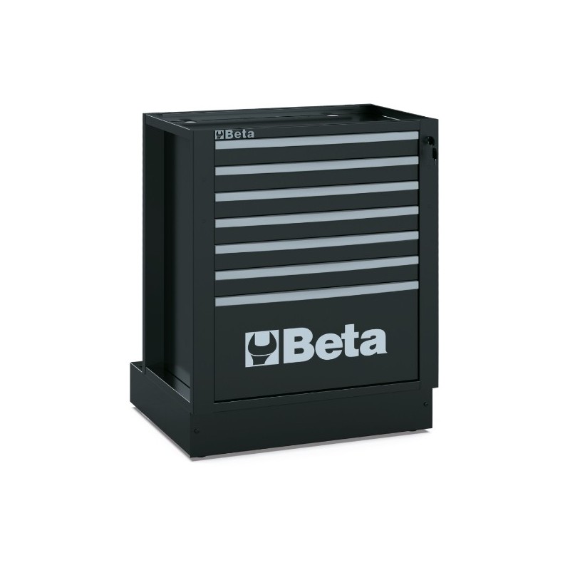 RSC50 M7 Cajonera fija con 7 cajones para mobiliario para taller RSC50