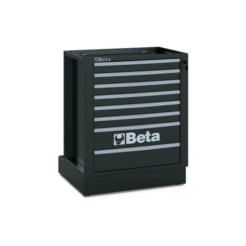 RSC50 M8 Cajonera fija con 8 cajones para mobiliario para taller RSC50