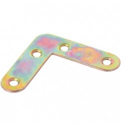 AMIG 1014  
 Escuadra plana 2  
 50 x 14 x 0,9 mm  
 Acero  
 Bicromatado