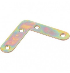 AMIG 1015  
 Escuadra plana 2  
 60 x 15 x 0,9 mm  
 Acero  
 Bicromatado