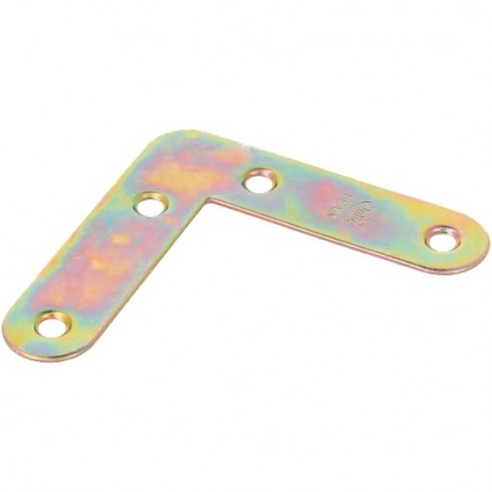 AMIG 1015  
 Escuadra plana 2  
 60 x 15 x 0,9 mm  
 Acero  
 Bicromatado