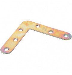 AMIG 1016  
 Escuadra plana 2  
 80 x 17 x 1 mm  
 Acero  
 Bicromatado