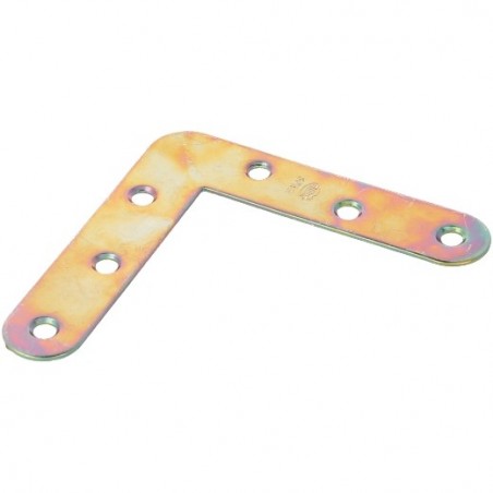 AMIG 1016  
 Escuadra plana 2  
 80 x 17 x 1 mm  
 Acero  
 Bicromatado