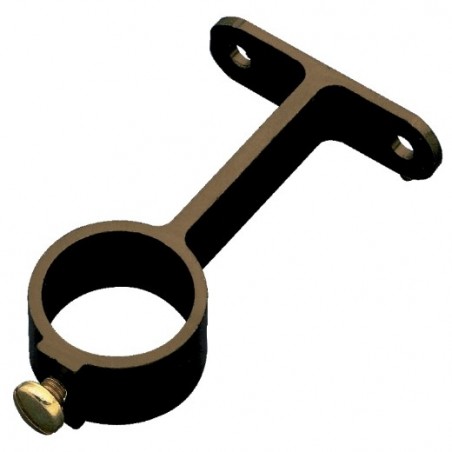 AMIG 1028  
 Soporte tubo armario 4  
 Ø20 mm  
 Aluminio  
 Bronceado