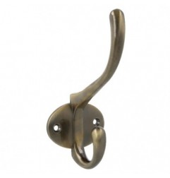 AMIG 10415  
 Colgador de pared doble 25  
 135 mm  
 Zamak  
 Cuero