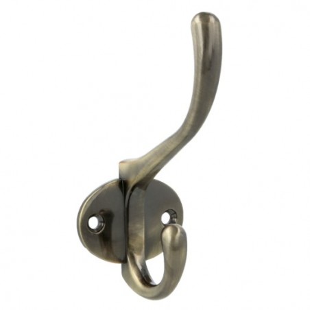 AMIG 10416  
 Colgador de pared doble 26  
 108 mm  
 Zamak  
 Cuero