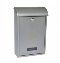 AMIG 10426   Buzón 2 INOX   400 x 250 x 100 mm   Acero inoxidable   Inoxidable
