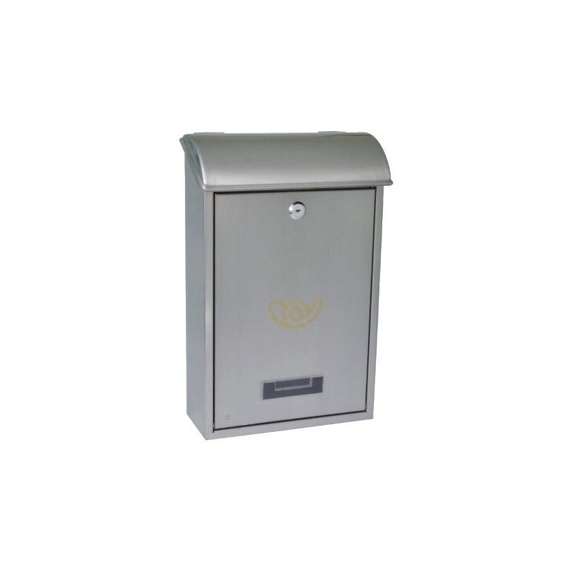 AMIG 10426   Buzón 2 INOX   400 x 250 x 100 mm   Acero inoxidable   Inoxidable