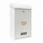 AMIG 10427   Buzón 2   400 x 250 x 100 mm   Acero   Blanco