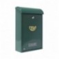 AMIG 10428   Buzón 2   400 x 250 x 100 mm   Acero   Verde