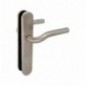 AMIG 10436  
 Manilla con placa 20P  
 230 x 40 mm  
 Acero inoxidable 18/8  
 Mate