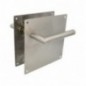 AMIG 10439  
 Manilla con placa 7C  
 180 x 180 mm  
 Acero inoxidable 18/8  
 Mate