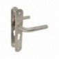 AMIG 10448  
 Manilla con placa 4LB  
 230 x 40 mm  
 Acero inoxidable 18/8  
 Mate