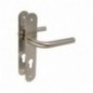 AMIG 10449  
 Manilla con placa 4LB  
 230 x 40 mm  
 Acero inoxidable 18/8  
 Mate