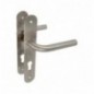 AMIG 10450  
 Manilla con placa 4LB  
 230 x 40 mm  
 Acero inoxidable 18/8  
 Mate