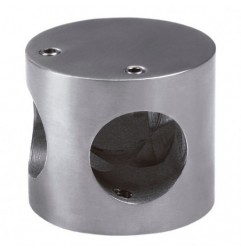 AMIG 10457  
 Conector 100  
 Ø50 x 43 mm  
 Acero inoxidable 18/8  
 Cromado