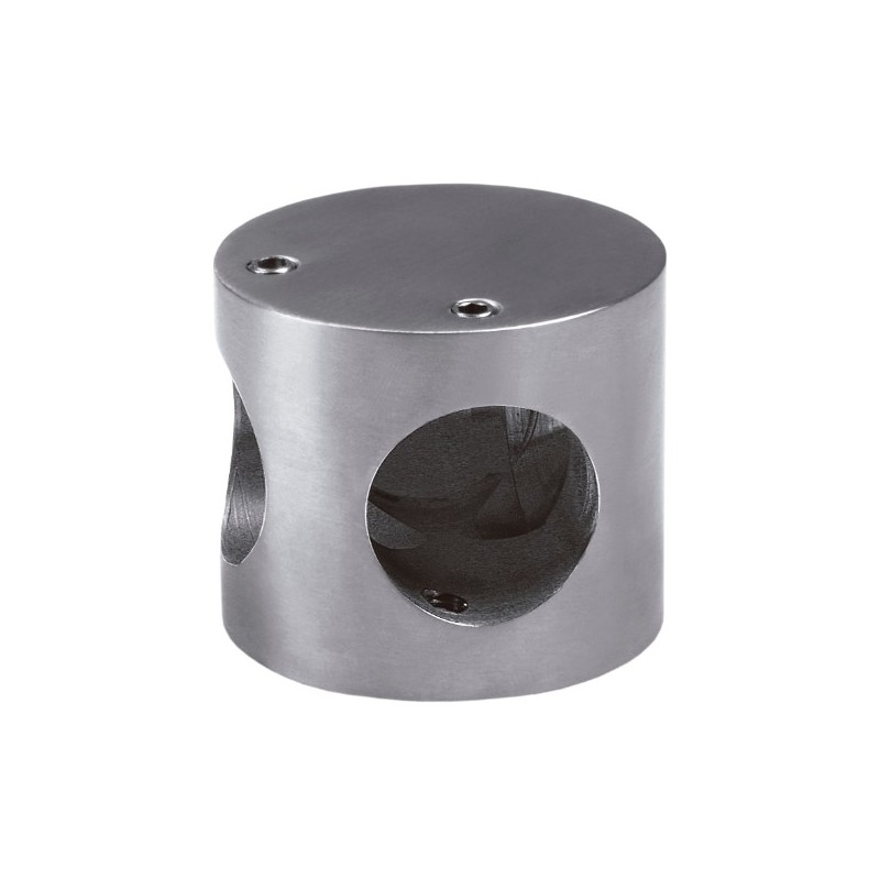 AMIG 10457  
 Conector 100  
 Ø50 x 43 mm  
 Acero inoxidable 18/8  
 Cromado