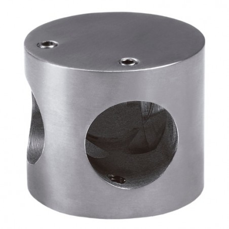 AMIG 10457  
 Conector 100  
 Ø50 x 43 mm  
 Acero inoxidable 18/8  
 Cromado