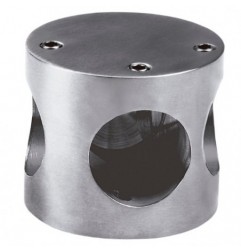 AMIG 10458  
 Conector 101  
 Ø50 x 43 mm  
 Acero inoxidable 18/8  
 Mate