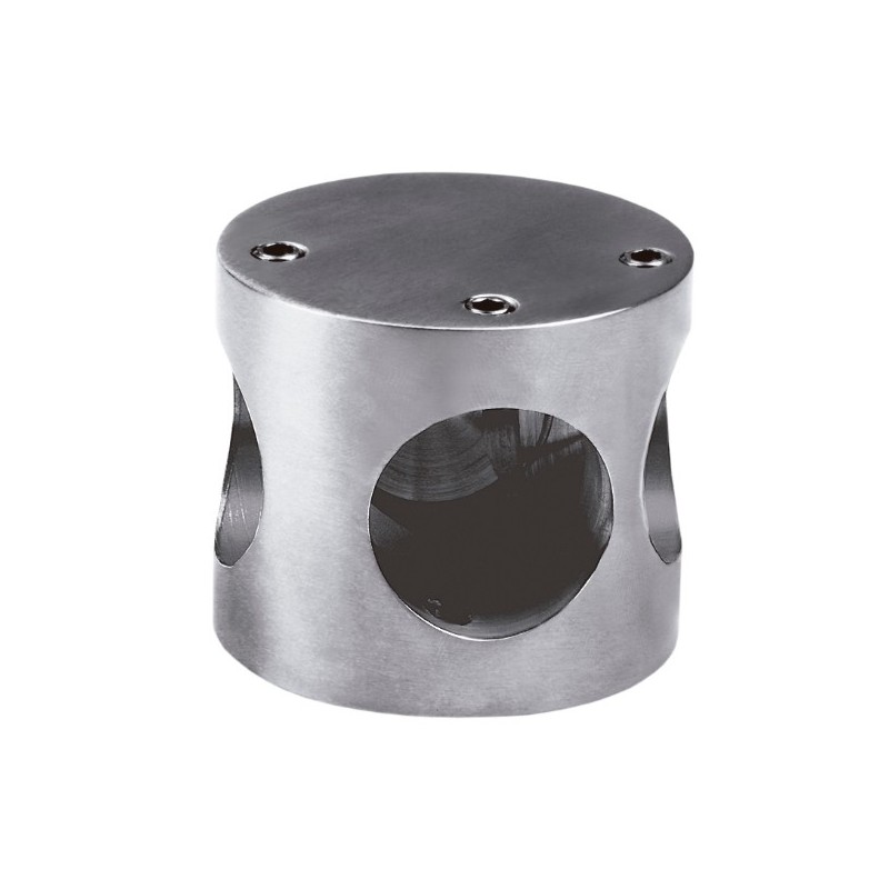 AMIG 10458  
 Conector 101  
 Ø50 x 43 mm  
 Acero inoxidable 18/8  
 Mate