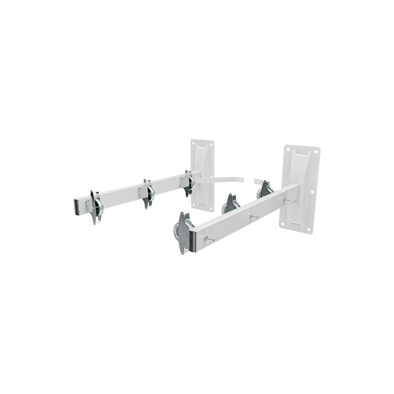 AMIG 10464  
 Tendedero lateral 3  
 450 mm  
 Acero  
 Blanco