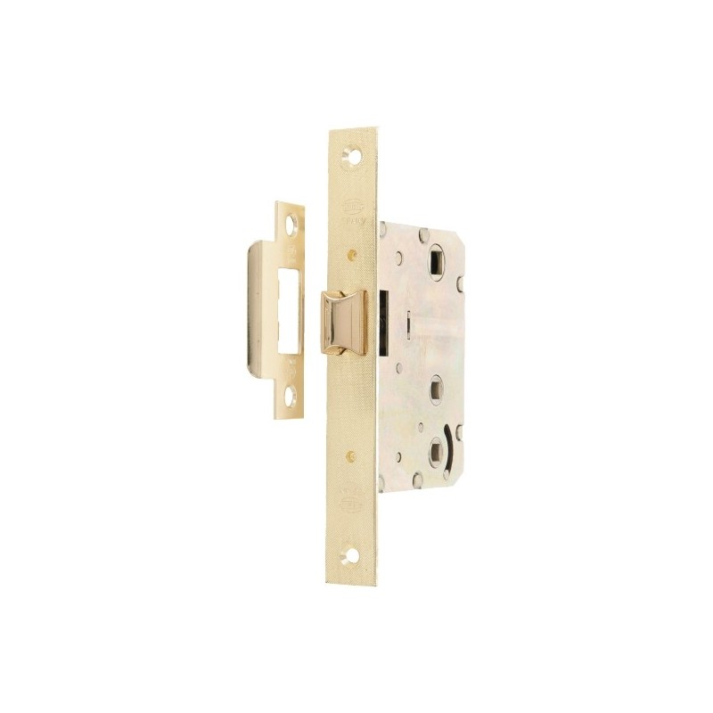 AMIG 10483  
 Pestillo 5100  
 50/47-70 mm  
 Acero  
 Latonado barnizado