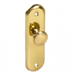 AMIG 10510  
 Escudo tirador 24  
 125 x 34 mm  
 Latón  
 Pulido