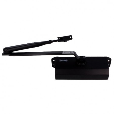 AMIG 10511  
 Cierrapuertas 777  
 Fuerza 2/3/4  
 Aluminio  
 Negro