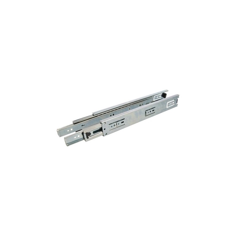 AMIG 10551  
 Guía para cajón de bolas 35  
 400 x 45 mm  
 Acero  
 Zincado