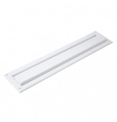 AMIG 10558  
 Bocacartas 2  
 342 x 73 mm  
 Acero  
 Blanco
