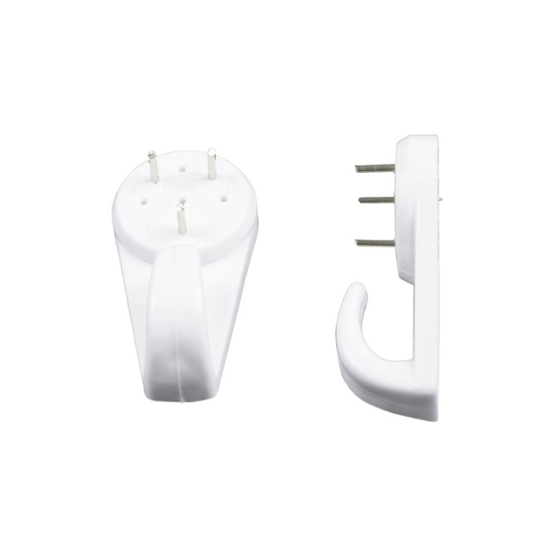 AMIG 10575  
 Colgador 200  
 40 mm  
 Plástico  
 Blanco