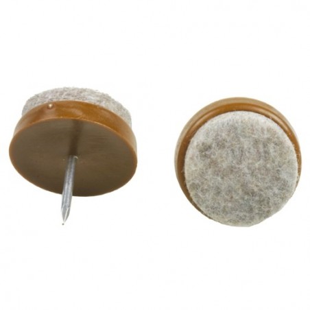 AMIG 10579  
 Protector de patas 65  
 Ø22 mm  
 Polipropileno  
 Marrón