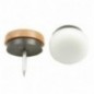 AMIG 10585  
 Protector de patas 70  
 Ø22 mm  
 Polipropileno  
 Marrón