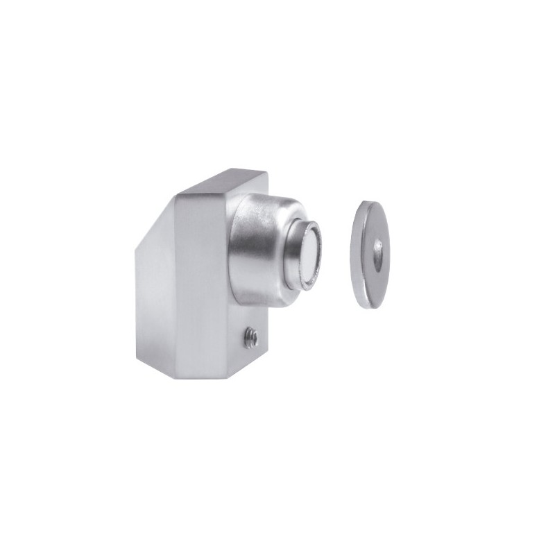 AMIG 10621  
 Tope puerta magnético 702  
 36 x 38 x 41 mm  
 Acero inoxidable  
 Mate