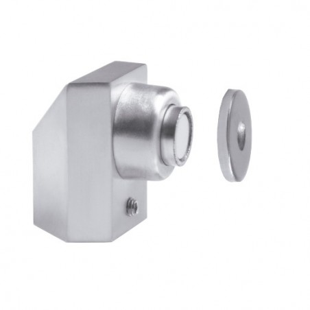 AMIG 10621  
 Tope puerta magnético 702  
 36 x 38 x 41 mm  
 Acero inoxidable  
 Mate