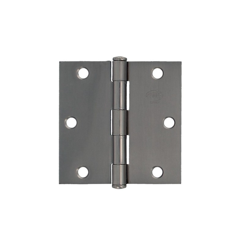AMIG 10628  
 Bisagra 1010  
 3'' x 3'' (76 x 76 x 1,6 mm)  
 Acero  
 Cromado mate