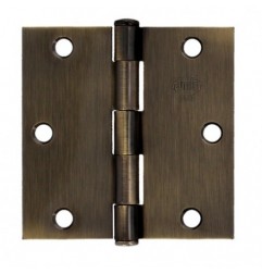 AMIG 10632  
 Bisagra 1010  
 3,5'' x 3,5'' (89 x 89 x 1,8 mm)  
 Acero  
 Cuero