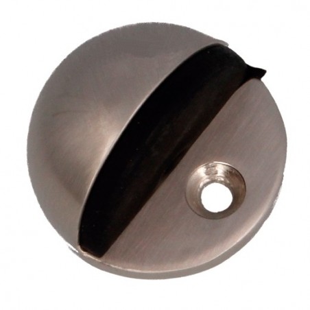 AMIG 10643  
 Tope puerta 100  
 Ø45 mm  
 Zamak  
 Níquel cepillado