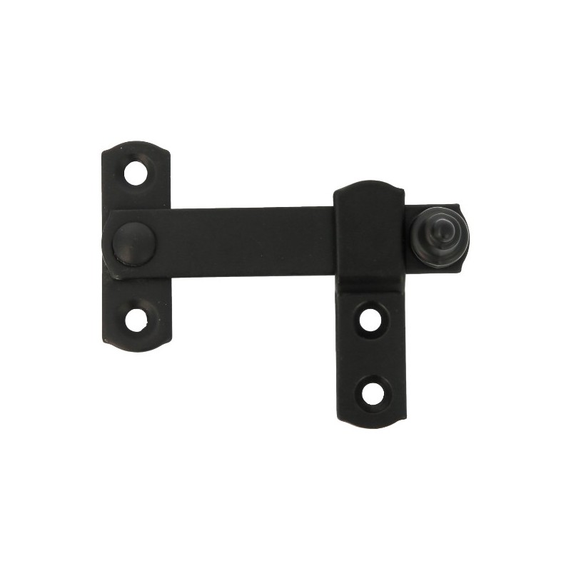 AMIG 10649  
 Aldabilla 1  
 80 x 46 mm  
 Acero  
 Negro